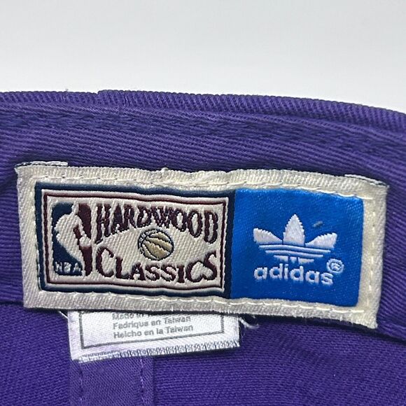 Toronto Raptors Baseball Hat Cap Adidas NBA Basketball 6 Panel Snapback Purple - Picture 13 of 14